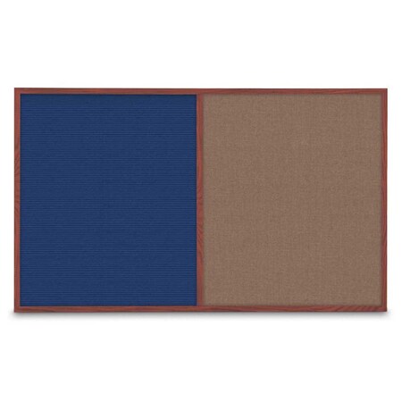 United Visual Products Enclosed Corkboard, 1 Door, 18"x24", 4" Fra, UV3400-BRONZE-CORK UV3400-BRONZE-CORK
